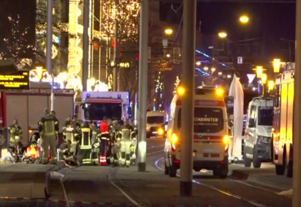 INCIDENT TRAGIC LA UN TÂRG DE CRĂCIUN ÎN GERMANIA: O MAȘINĂ A INTRAT ÎN PLIN ÎN MULȚIMEA PREZENTĂ